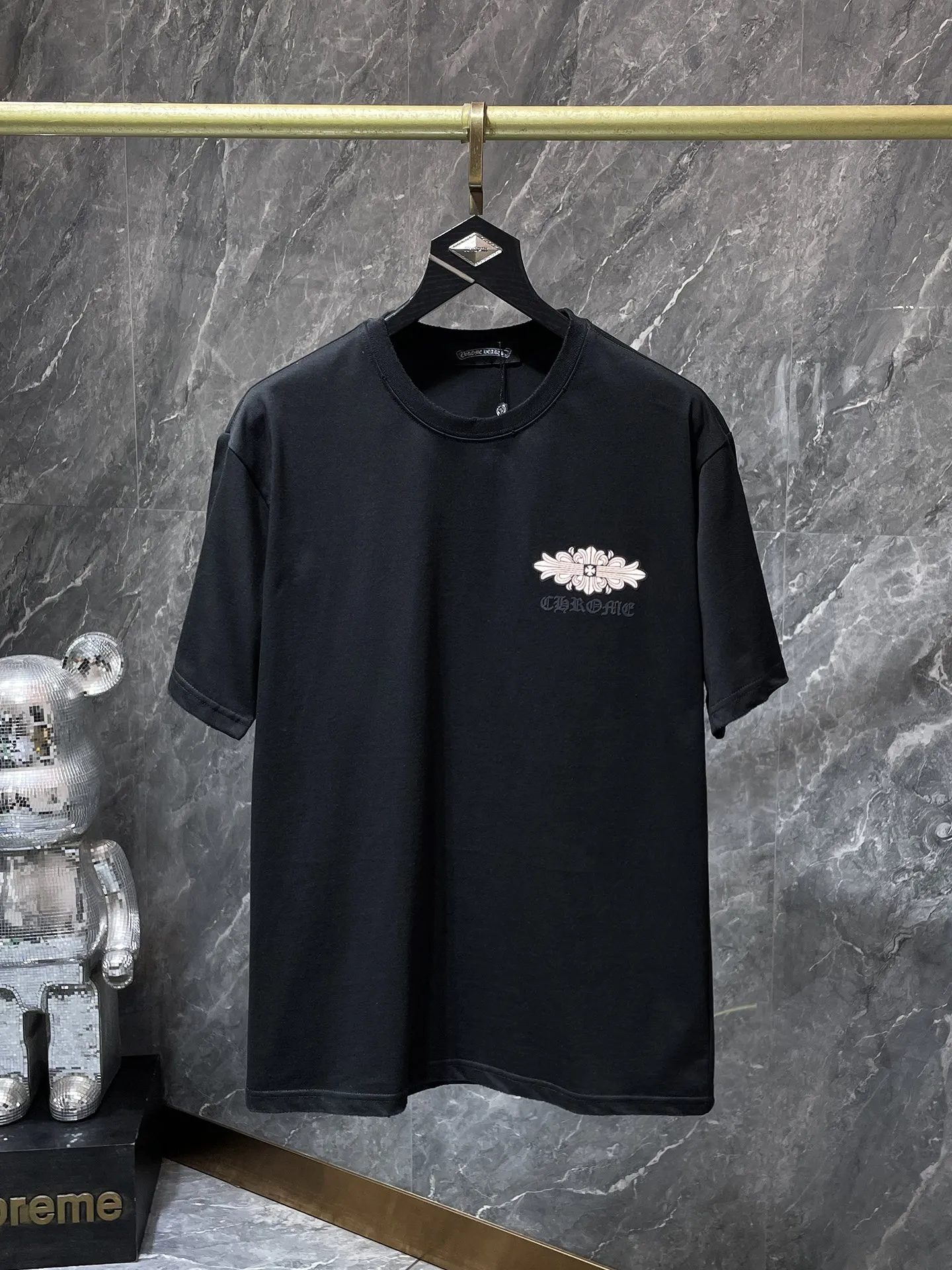 8221# Chrome Hearts 26ss g Classic 1 1 ：Black White Sizes：S、M、L、XL
